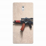 Husa silicon pentru Nokia 3, AK Kalashnikov Gun Of Military
