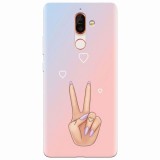 Husa silicon pentru Nokia 7 Plus, Victory Love