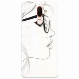 Husa silicon pentru Nokia 7 Plus, Girl Face