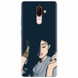 Husa silicon pentru Nokia 7 Plus, Simple Girl
