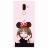 Husa silicon pentru Nokia 7 Plus, Girly 002