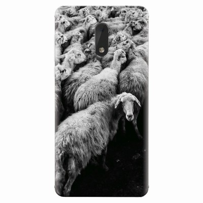 Husa silicon pentru Nokia 6, Sheep foto