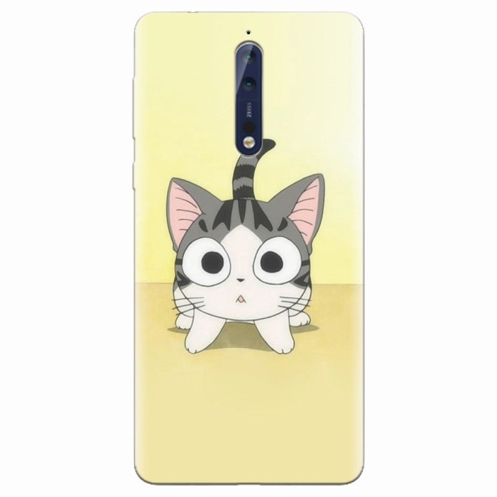 Husa silicon pentru Nokia 8, Cute Ktty