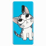 Husa silicon pentru Nokia 6, Cat Lovely Cartoon