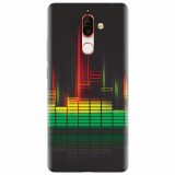 Husa silicon pentru Nokia 7 Plus, Abstract Dj Sound System
