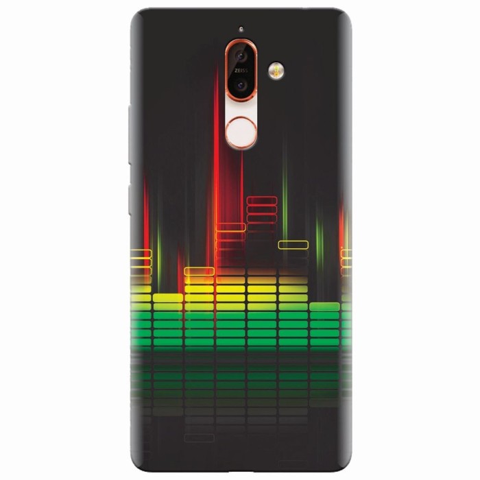 Husa silicon pentru Nokia 7 Plus, Abstract Dj Sound System