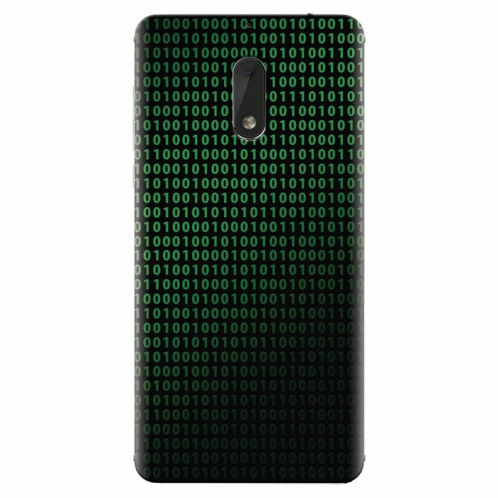 Husa silicon pentru Nokia 6, Binary Code