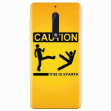 Husa silicon pentru Nokia 5, This Is Sparta Funny Illustration