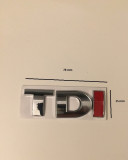 Emblema TDI i ROSU, Volkswagen, GOLF IV Variant (1J5) - [1999 - 2006]