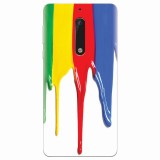 Husa silicon pentru Nokia 5, Dripping Colorful Paint