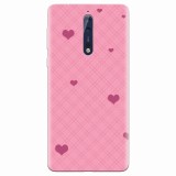 Husa silicon pentru Nokia 8, Girlish 001