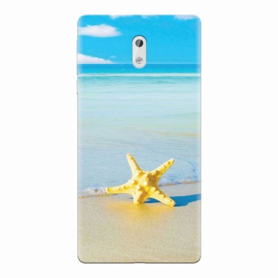 Husa silicon pentru Nokia 3, Starfish Beach foto