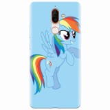 Husa silicon pentru Nokia 7 Plus, Rainbow Dash