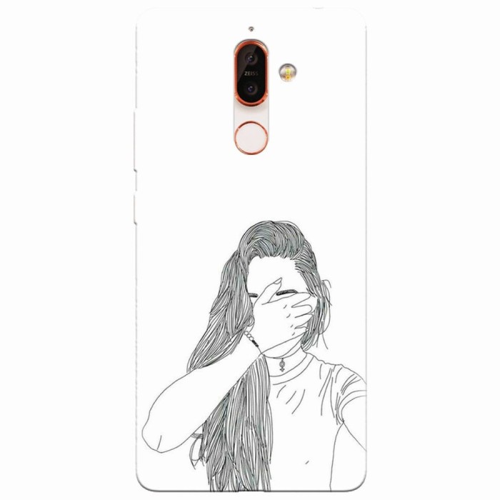 Husa silicon pentru Nokia 7 Plus, Dont Look