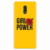Husa silicon pentru Nokia 6, Girl Power