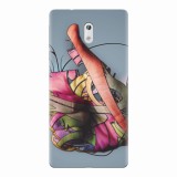 Husa silicon pentru Nokia 3, Beautiful Hand Art