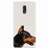 Husa silicon pentru Nokia 6, Doberman