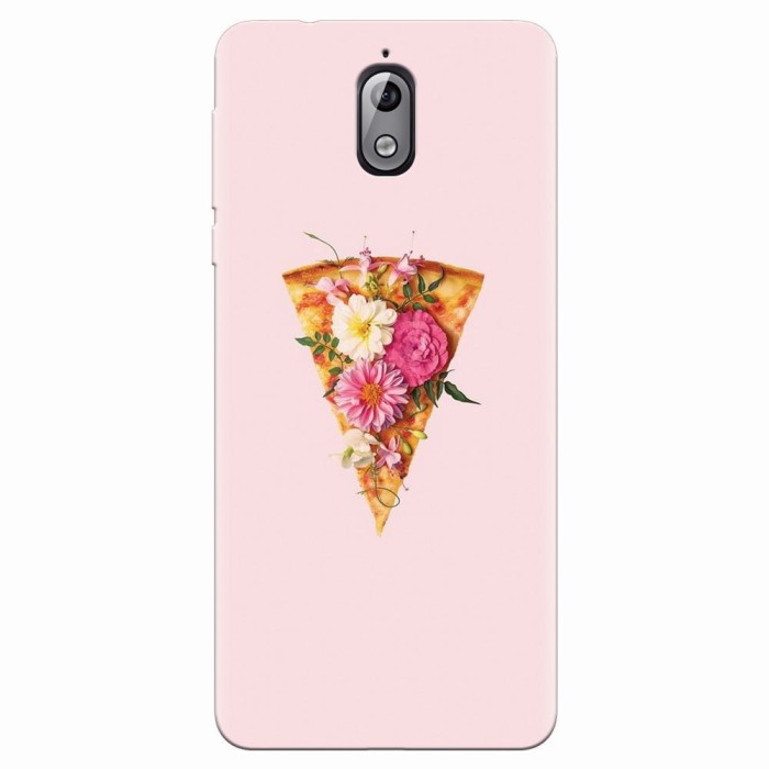 Husa silicon pentru Nokia 3.1, Flower Pizza