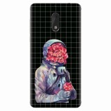 Husa silicon pentru Nokia 6, Astronaut Love