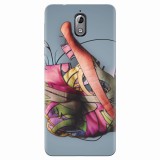 Husa silicon pentru Nokia 3.1, Beautiful Hand Art