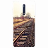 Husa silicon pentru Nokia 8, Railroad