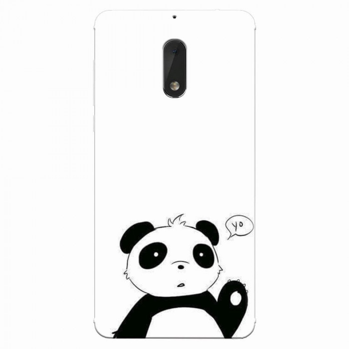 Husa silicon pentru Nokia 6, Panda Cellphone