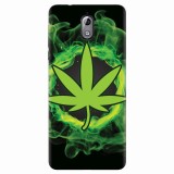Husa silicon pentru Nokia 3.1, GreenFlames