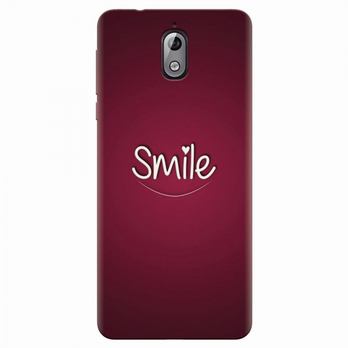 Husa silicon pentru Nokia 3.1, Smile Love
