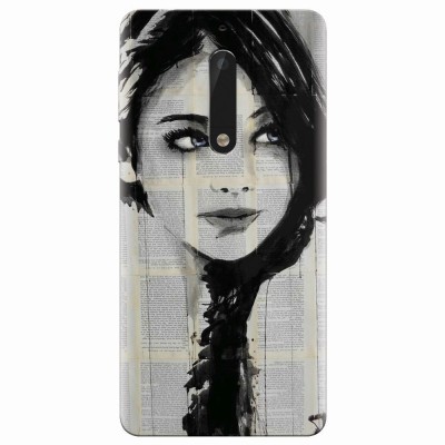 Husa silicon pentru Nokia 5, Blue Eyes foto