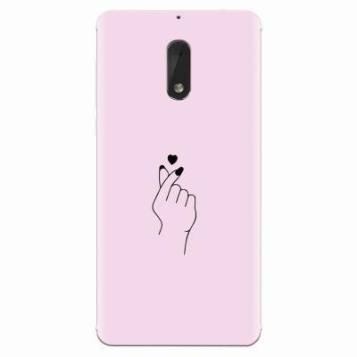 Husa silicon pentru Nokia 6, Simple Love foto