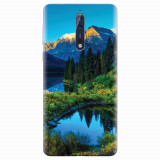 Husa silicon pentru Nokia 8, HDR Mountains Lake