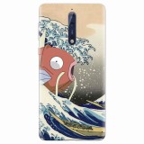 Husa silicon pentru Nokia 8, Great Wave Fish