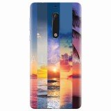 Husa silicon pentru Nokia 5, Aloha Summer Stripes