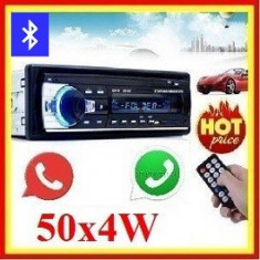 MP3 Player Casetofon auto USB SD Bluetooth 4x60W Telecomanda Radio Aux foto