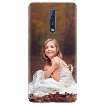 Husa silicon pentru Nokia 8, Girl In Wedding Dress Atest Autumn foto