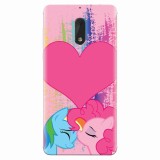 Husa silicon pentru Nokia 6, Pinkie Kiss
