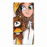 Husa silicon pentru Nokia 3, Girl With Little Bear