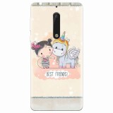 Husa silicon pentru Nokia 5, Best Friends