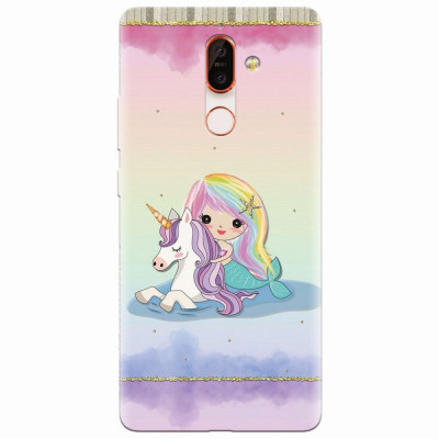 Husa silicon pentru Nokia 7 Plus, Mermaid Unicorn Play foto