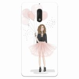 Husa silicon pentru Nokia 6, Happy Aniversary