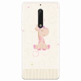 Husa silicon pentru Nokia 5, Giraffe Cute