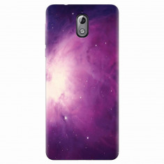 Husa silicon pentru Nokia 3.1, Purple Supernova Nebula Explosion