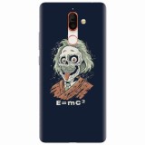 Husa silicon pentru Nokia 7 Plus, Albert Einstein Caricature