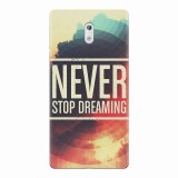 Husa silicon pentru Nokia 3, Never Stop Dreaming