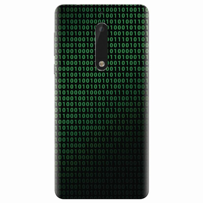 Husa silicon pentru Nokia 5, Binary Code