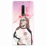 Husa silicon pentru Nokia 5, Bad Girl