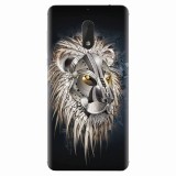 Husa silicon pentru Nokia 6, Abstract Lion 001