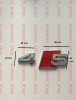Emblema Metal S4 Audi - Banda Dublu Adeziva Inclusa