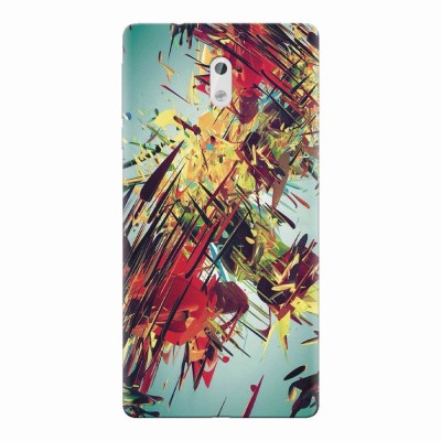 Husa silicon pentru Nokia 3, Complex Abstract Colorful 3D Drawing foto