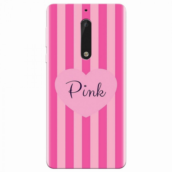 Husa silicon pentru Nokia 5, Pink